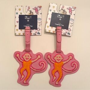 SET OF TWO Sea Life Luggage Tags, Pink - Roller Rabbit x Target